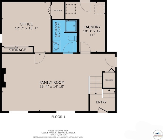 321 E 17th St, Sedalia, MO 65301 - property floor plan
