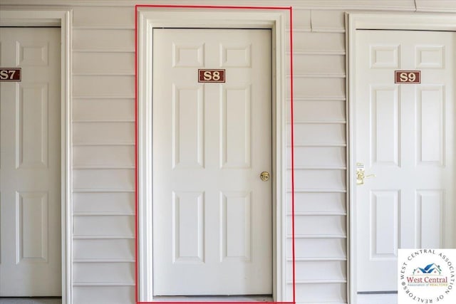 view of exterior entry