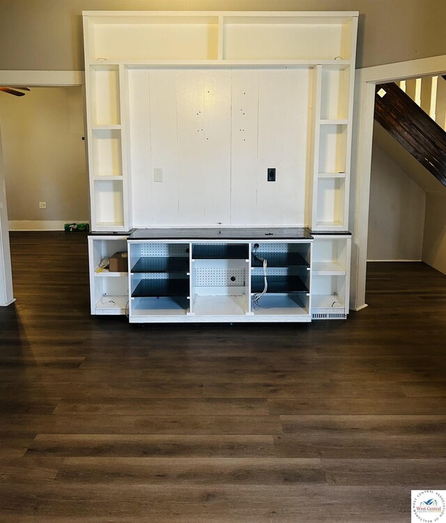 902 N 2nd St, Clinton, MO 64735 - mudroom with dark wood-style floors and baseboards