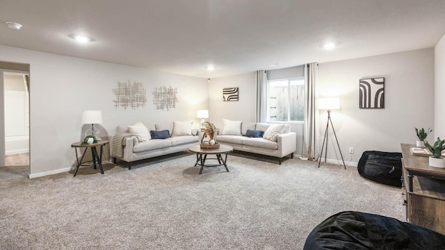 608 Maddie Ln, Tiffin, IA 52340 - living room with baseboards and carpet flooring