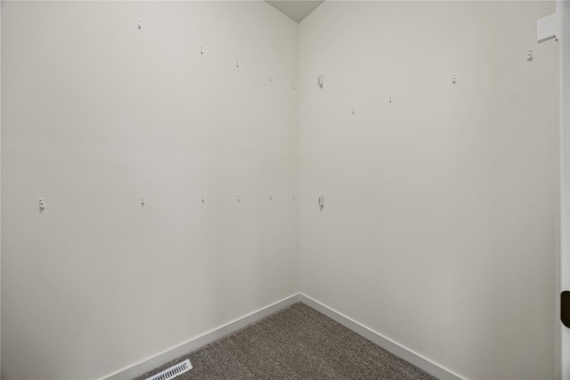 unfurnished room with carpet floors