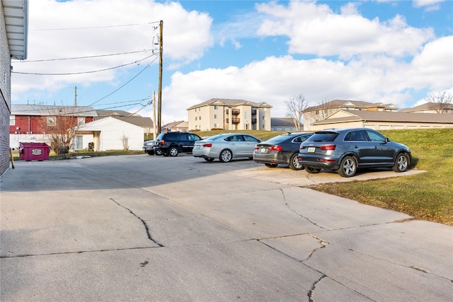 view of car parking