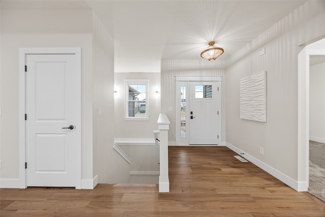 2733 Brookfield Dr, Marion, IA 52302 - entryway with wood finished floors and baseboards