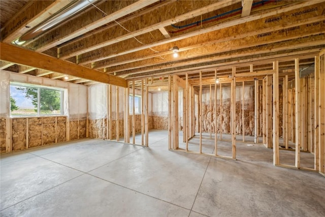 misc room featuring concrete flooring