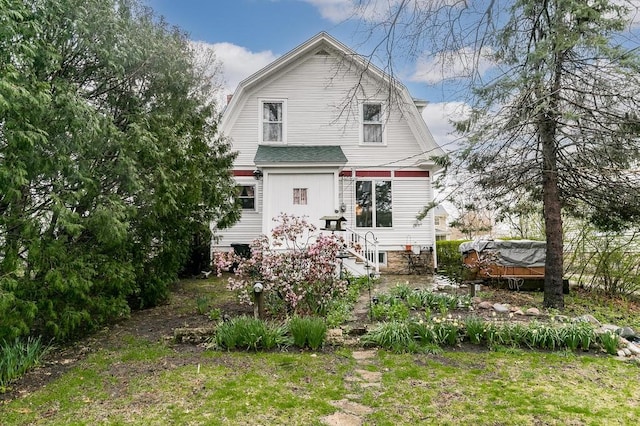 view of rear view of property