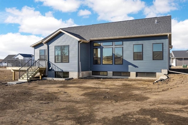 view of rear view of house