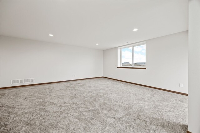 1519 Cardinal Dr, Fairfax, IA 52228 - empty room featuring carpet and recessed lighting