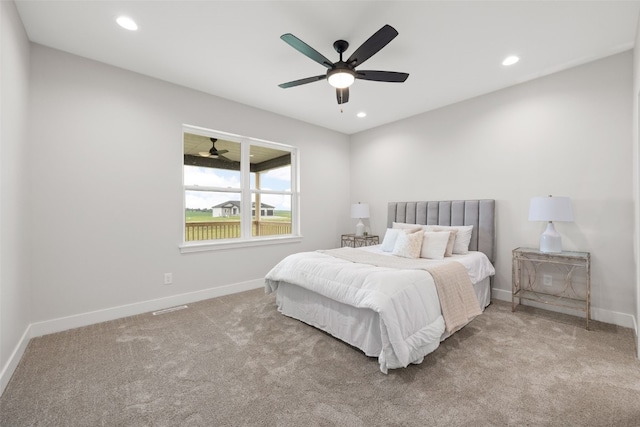1519 Cardinal Dr, Fairfax, IA 52228 - bedroom with carpet floors, recessed lighting, and a ceiling fan