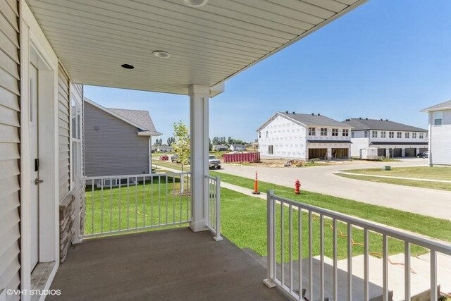 2398 Bluegrass St, Marion, IA 52302 - balcony with covered porch and a residential view