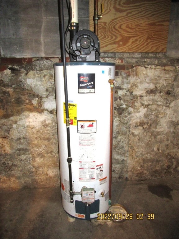 utilities featuring water heater