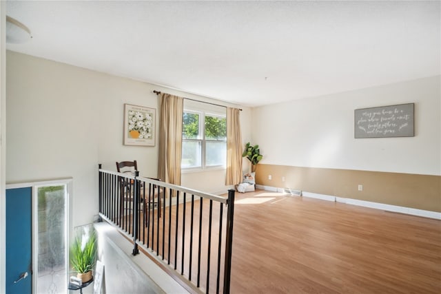 interior space featuring hardwood / wood-style floors