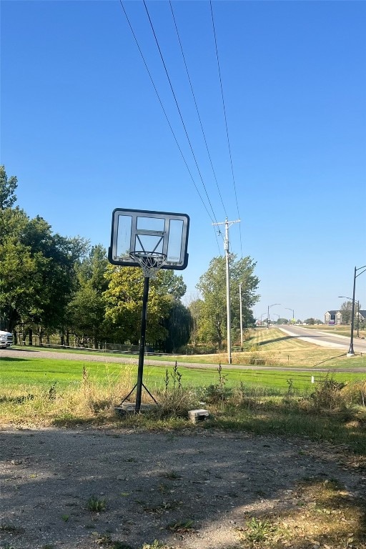 view of sport court