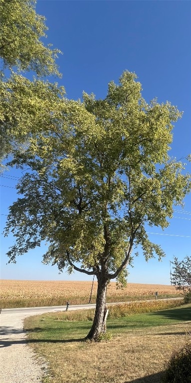 view of home's community with a rural view