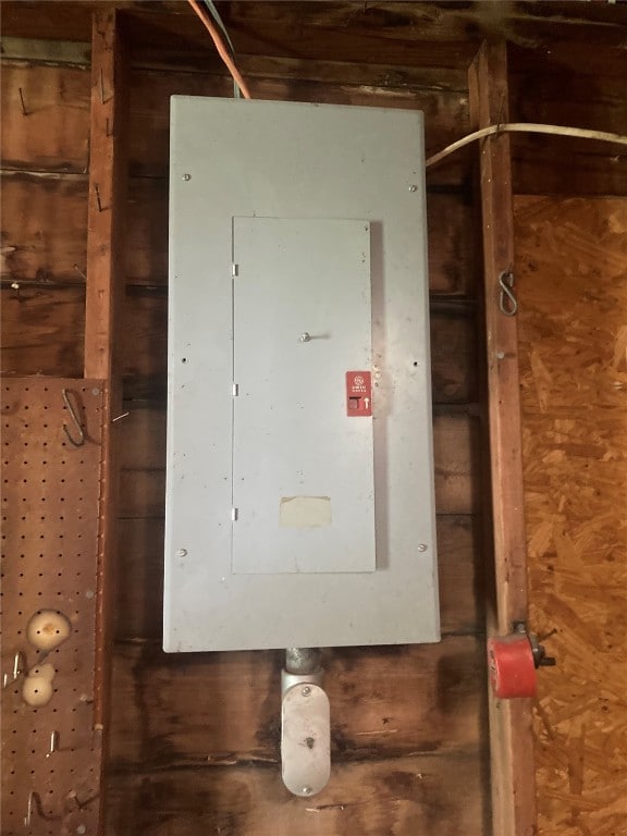 utility room with electric panel