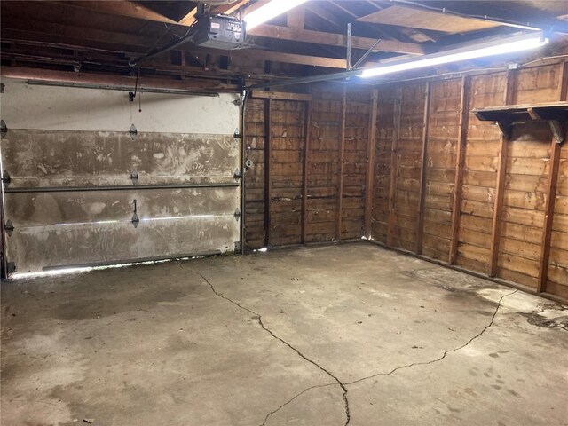 view of basement