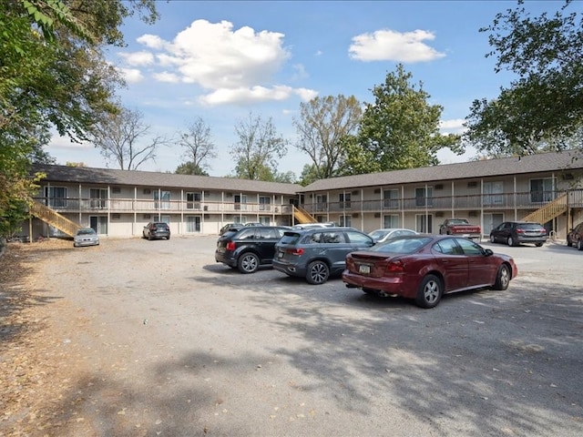 view of car parking