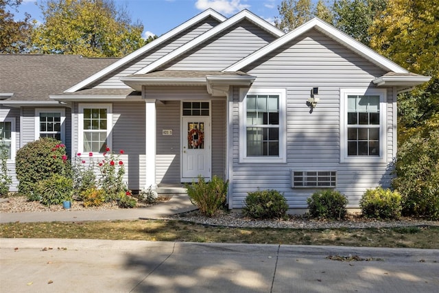 view of bungalow-style house