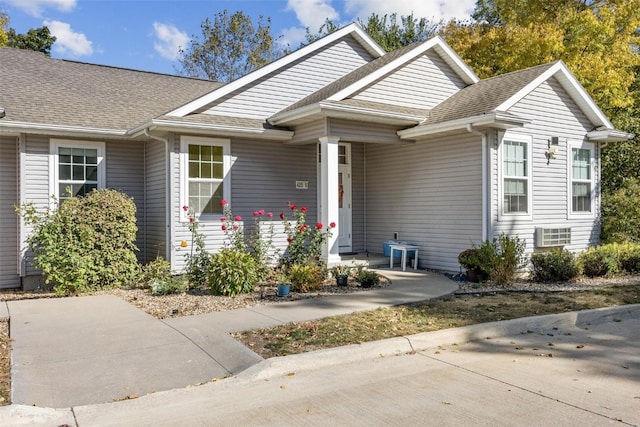 view of front of home