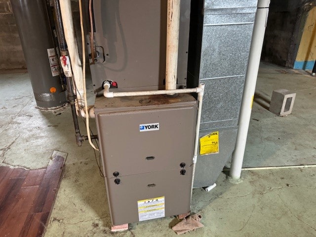 utilities featuring water heater