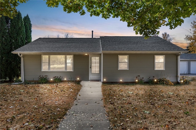 view of ranch-style house