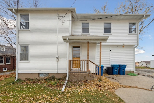 view of rear view of house