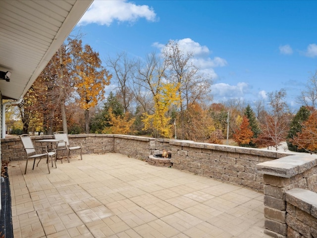 view of patio