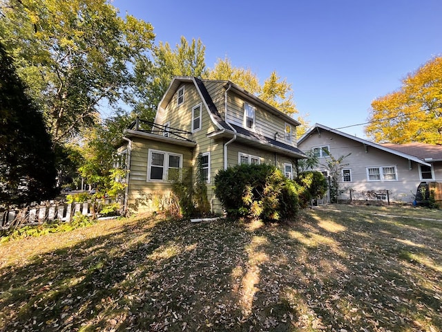 view of rear view of house