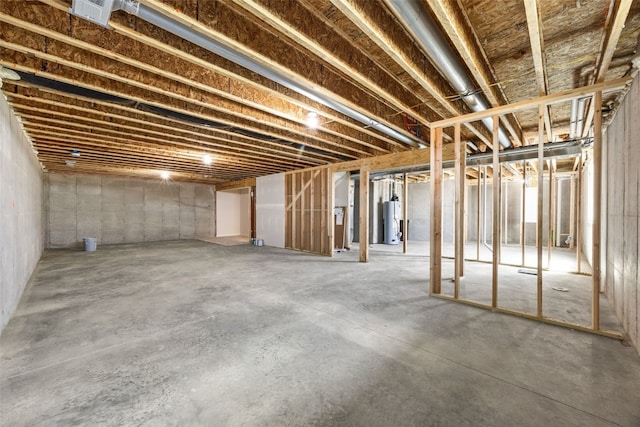 1930 Bowstring Dr, Marion, IA 52302 - unfinished basement featuring water heater