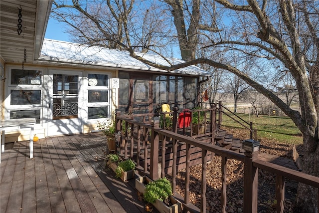 view of deck