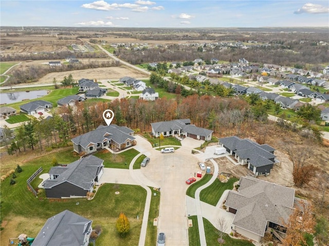 3037 Dell Ridge Ct, Hiawatha, IA 52233 - aerial view of property and surrounding area featuring nearby suburban area and a nearby body of water