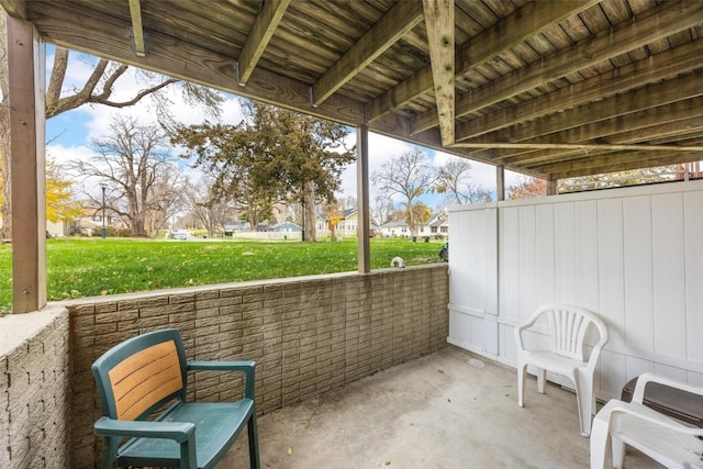 view of patio