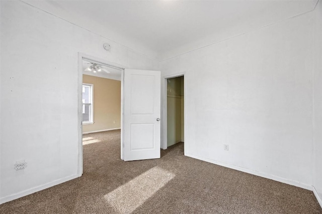 unfurnished room with carpet