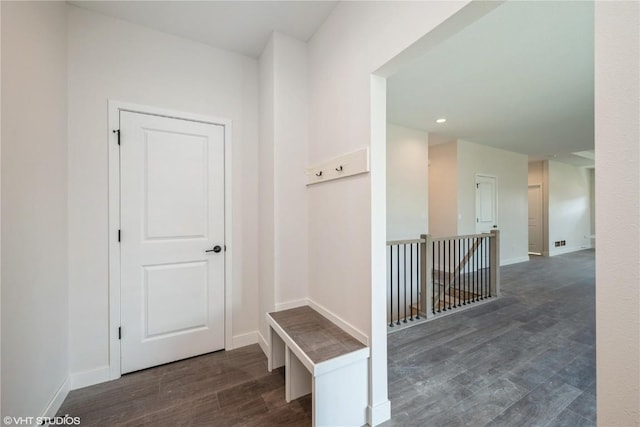 2362 Bluegrass St, Marion, IA 52302 - mudroom with wood finished floors and recessed lighting