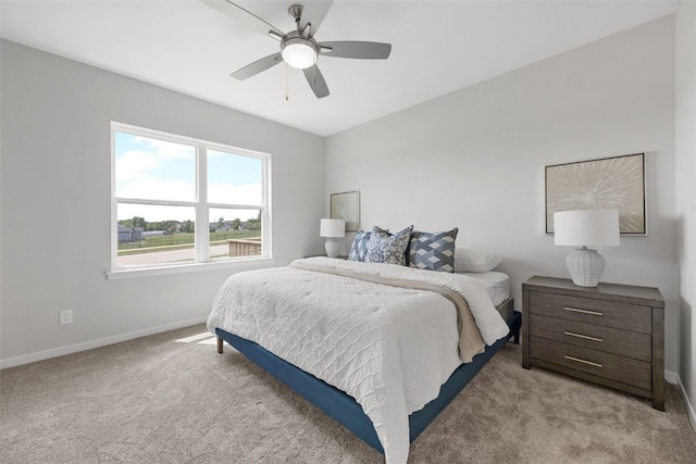 332 Quiver Ct, Marion, IA 52302 - bedroom with light carpet and a ceiling fan