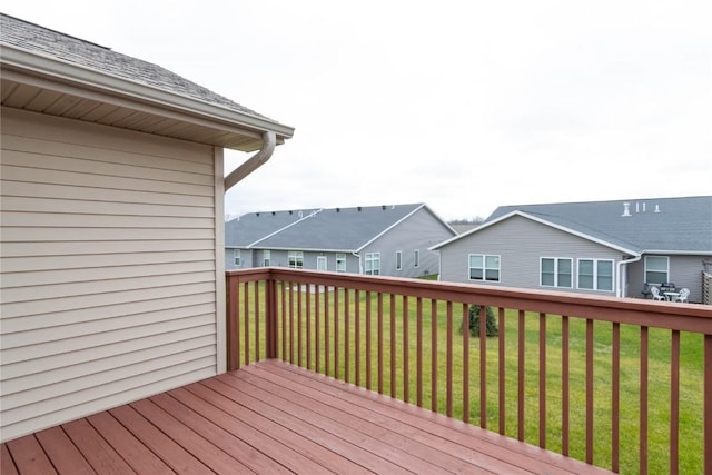 1135 Redbud Ave, Tiffin, IA 52340 - deck featuring a lawn and a residential view