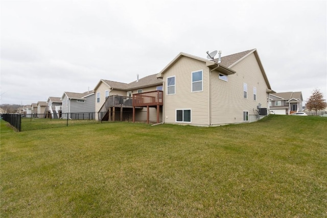 1135 Redbud Ave, Tiffin, IA 52340 - rear view of house with a deck