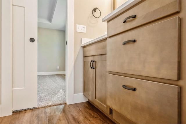 1807 Shady Grove Rd SW, Cedar Rapids, IA 52404 - detailed view of wood finished floors and baseboards