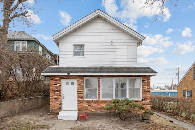 view of rear view of house