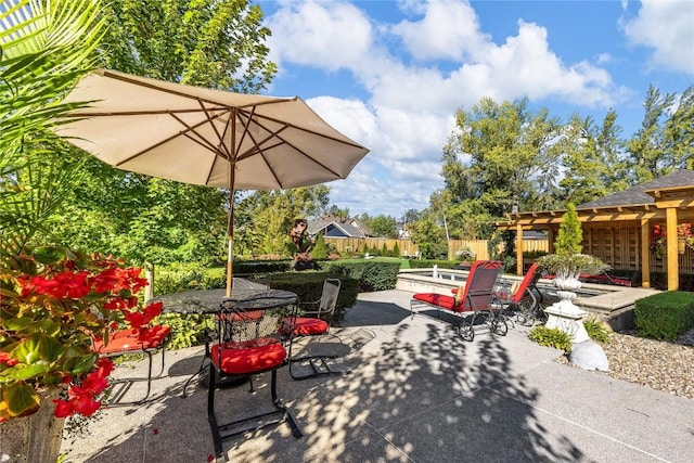 view of patio