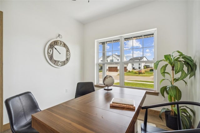 view of dining space