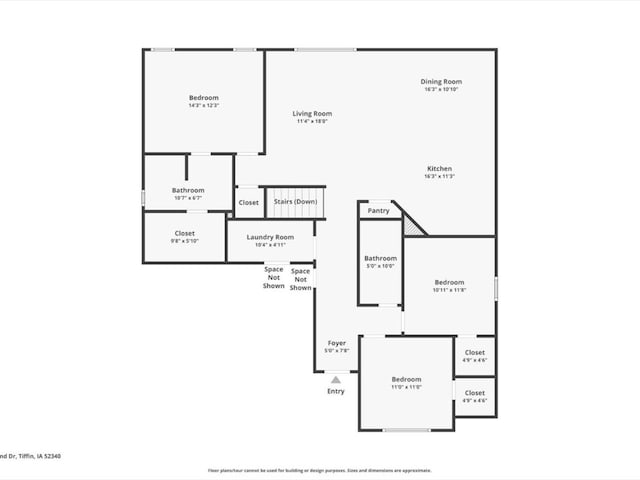 1423 Legend Dr, Tiffin, IA 52340 - property floor plan