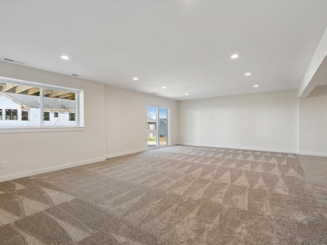 1501 Legend Dr, Tiffin, IA 52340 - carpeted empty room featuring recessed lighting and baseboards