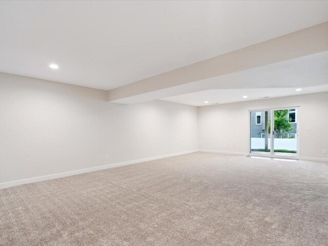 314 Sierra Trce, Coralville, IA 52241 - carpeted spare room featuring recessed lighting