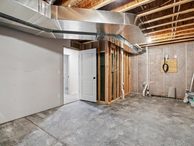314 Sierra Trce, Coralville, IA 52241 - view of unfinished basement
