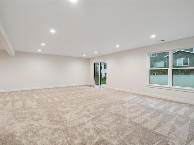 318 Sierra Trce, Coralville, IA 52241 - carpeted spare room with recessed lighting and baseboards