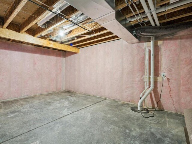 318 Sierra Trce, Coralville, IA 52241 - view of unfinished basement