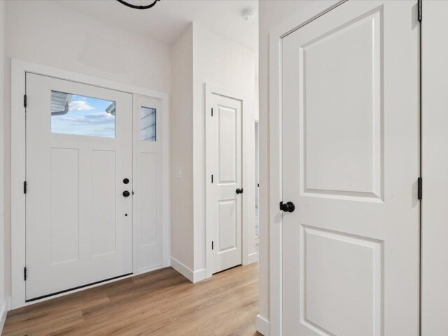 318 Sierra Trce, Coralville, IA 52241 - foyer with baseboards and light wood-type flooring