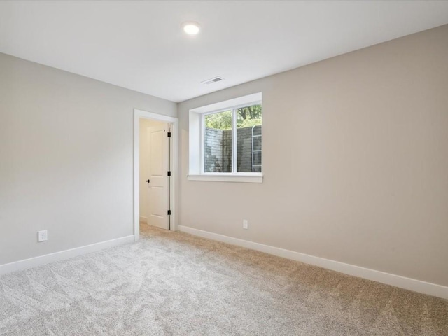 4648 Preston Ln, Iowa City, IA 52246 - carpeted spare room featuring baseboards and recessed lighting