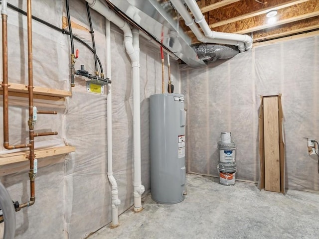 4648 Preston Ln, Iowa City, IA 52246 - unfinished basement with water heater