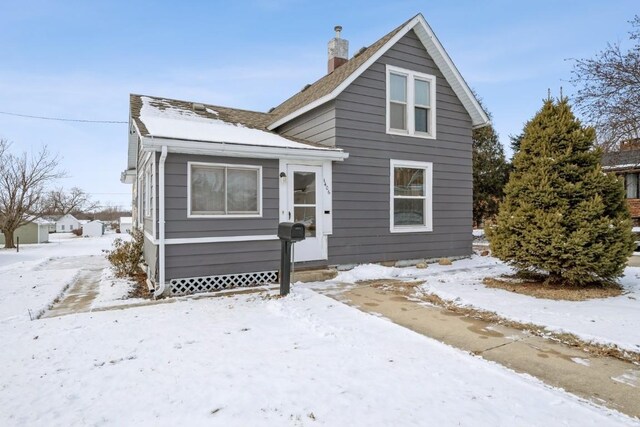 view of front of home